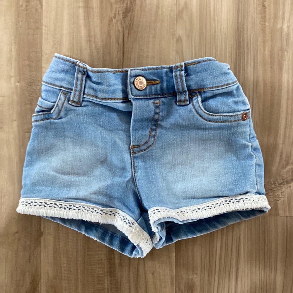 Carters Baby Girl Jean Shorts 9months
